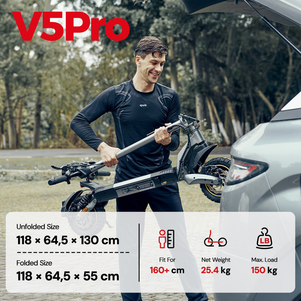 Trottinette électrique iScooter V5 Pro limitée 20 km/h, 70 km – vue 4