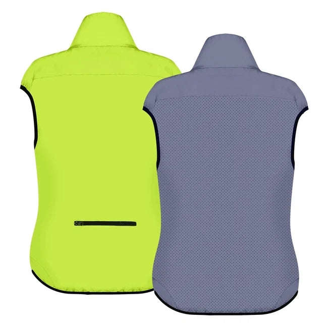 Proviz Switch - gilet réversible jaune fluo / réfléchissant (femme) – vue 2
