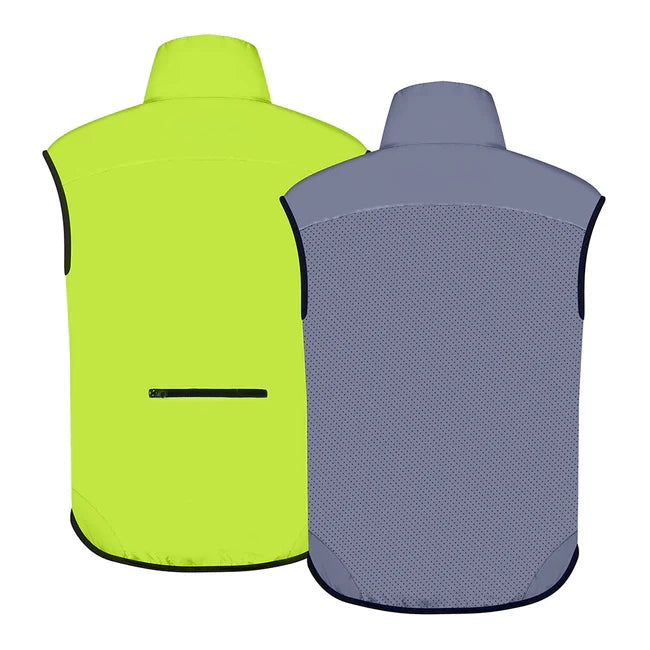 Proviz Switch - gilet réversible jaune fluo / réfléchissant (homme) – vue 2