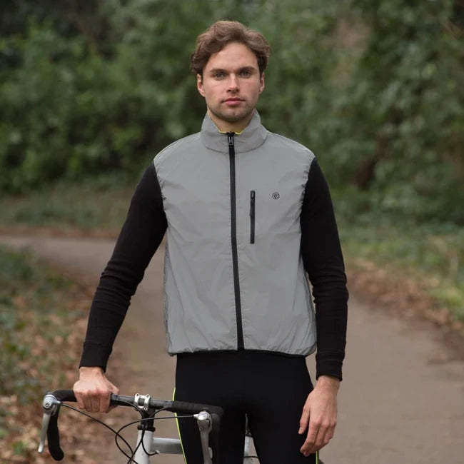 Proviz Switch - gilet réversible jaune fluo / réfléchissant (homme) – vue 5