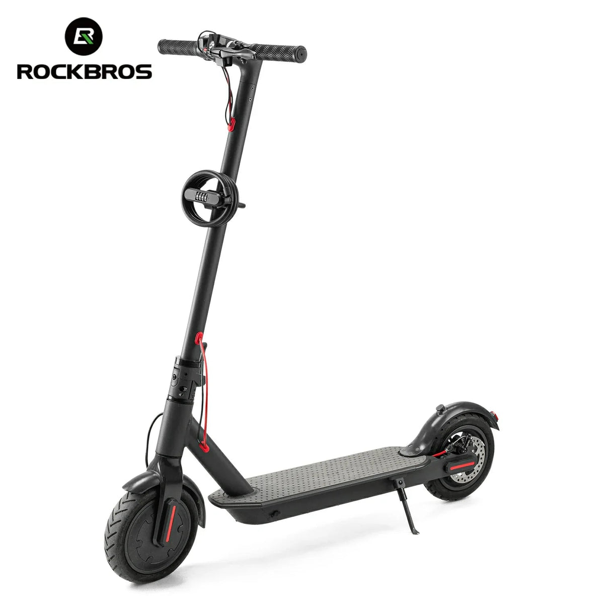Antivol en U à code avec câble pour trottinette et vélo ROCKBROS – vue 2