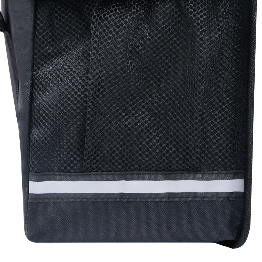 Double sacoche de porte-bagages imperméable 35 L - noir – vue 4