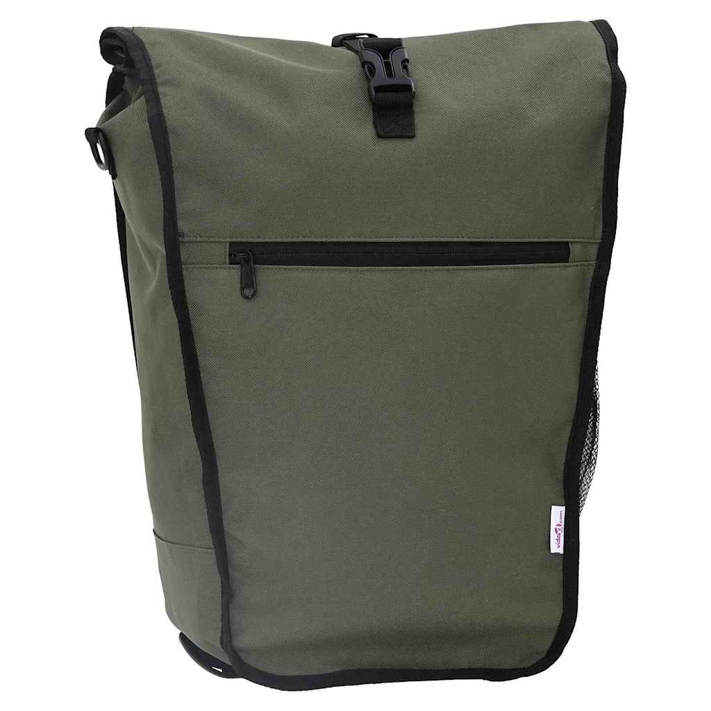 Sacoche vélo roll-top 20 L - noir, gris ou olive – vue 6