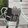 Sacoche simple de porte-bagages imperméable 21 L - noir