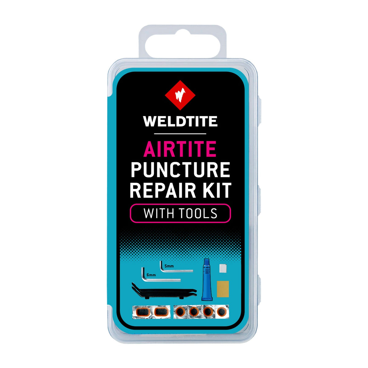 Kit de réparation crevaison Airtite avec outils Weldtite – vue 3