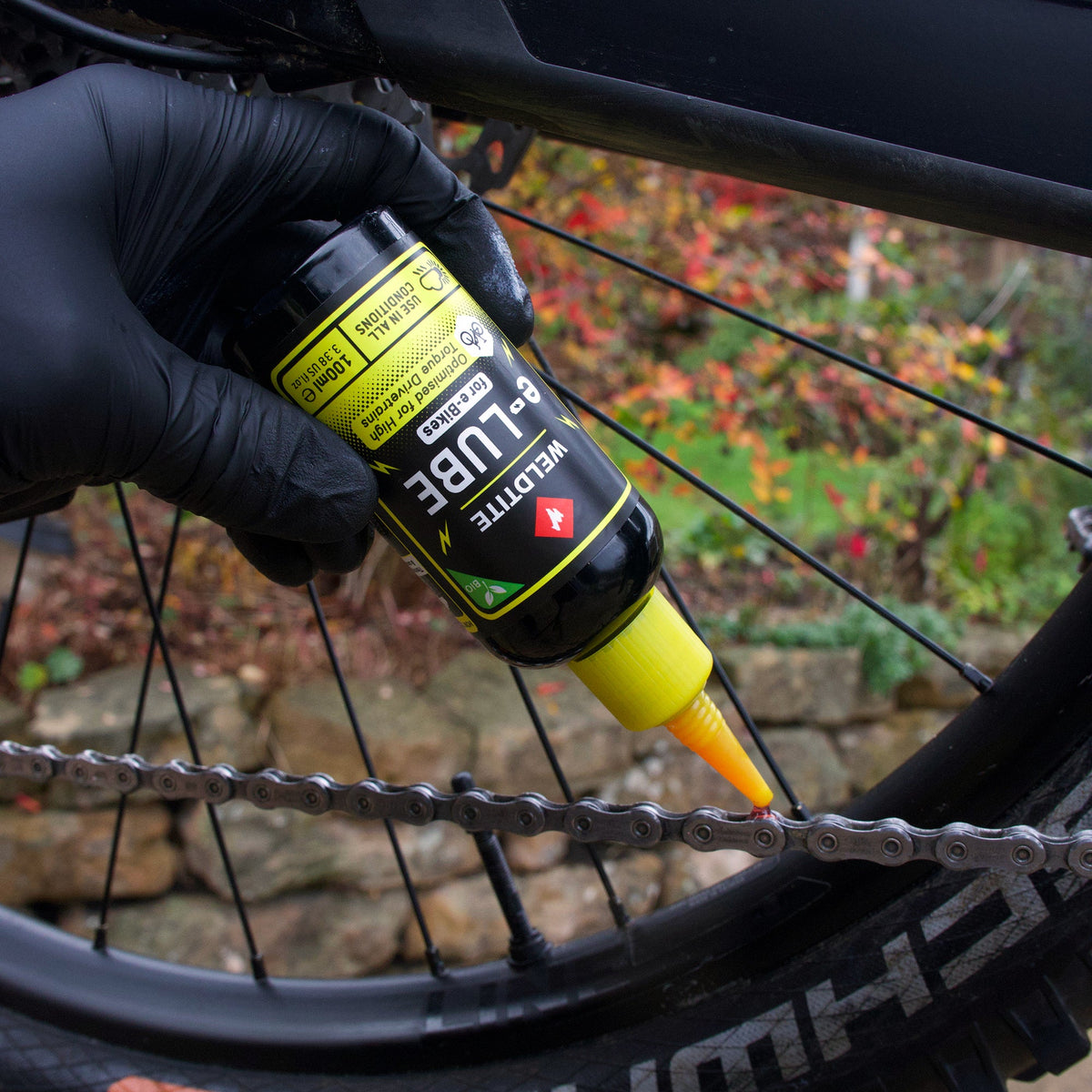Lubrifiant chaîne vélo électrique e-Lube Weldtite 100 ml – vue 5